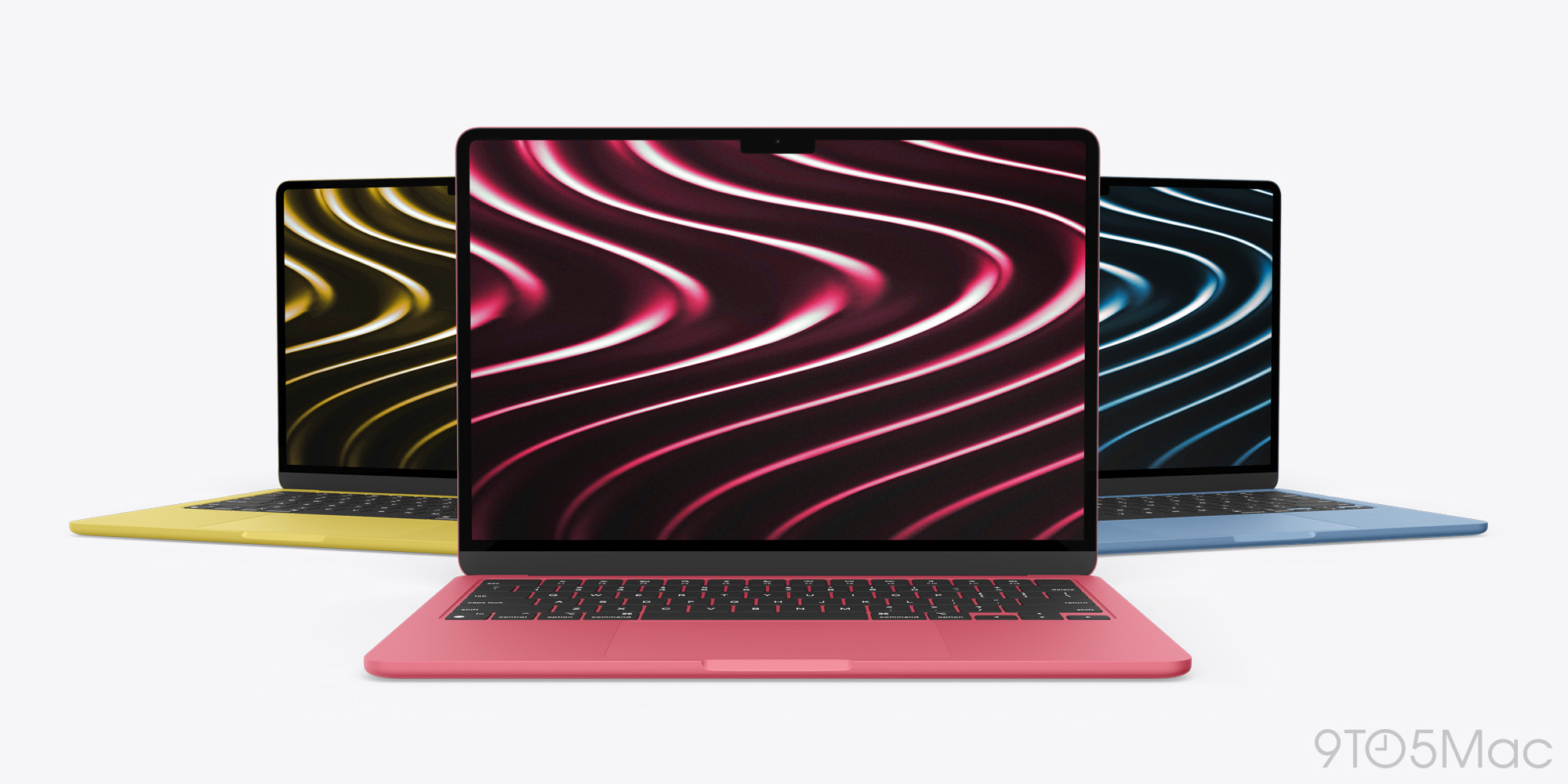 New MacBook colors — Pink, Blue, and Yellow target the consumer market with bold, expressive options