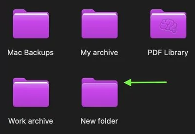 Dossiers colorés et tags dans le Finder