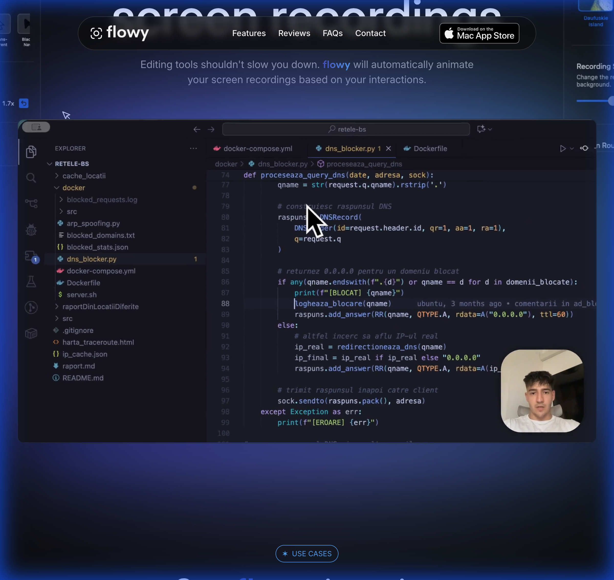 Flowy Screen Recording