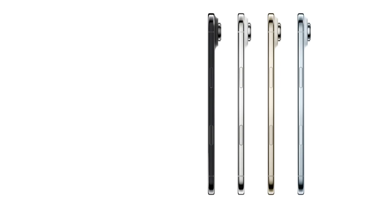 iPhone 17 Air设计亮点:5.6mm厚度对比图,展示史上最薄iPhone的工程突破