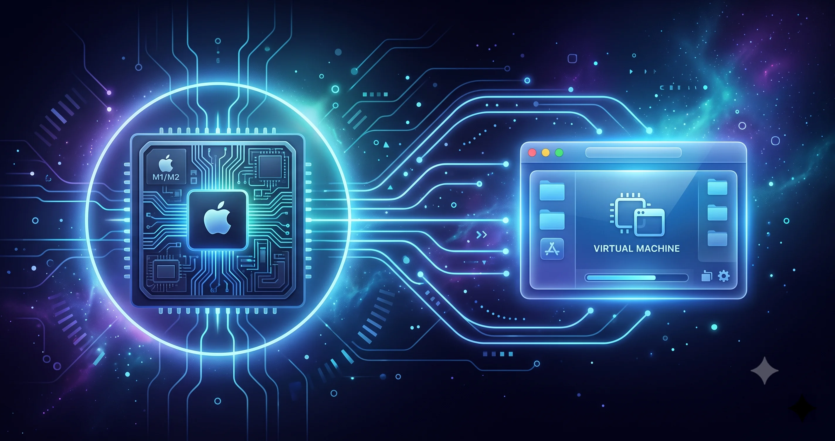Apple 芯片 Mac 上的 macOS 虚拟机窗口
