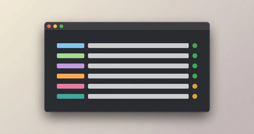 Terminal output showing available macOS full installers and their deferral status