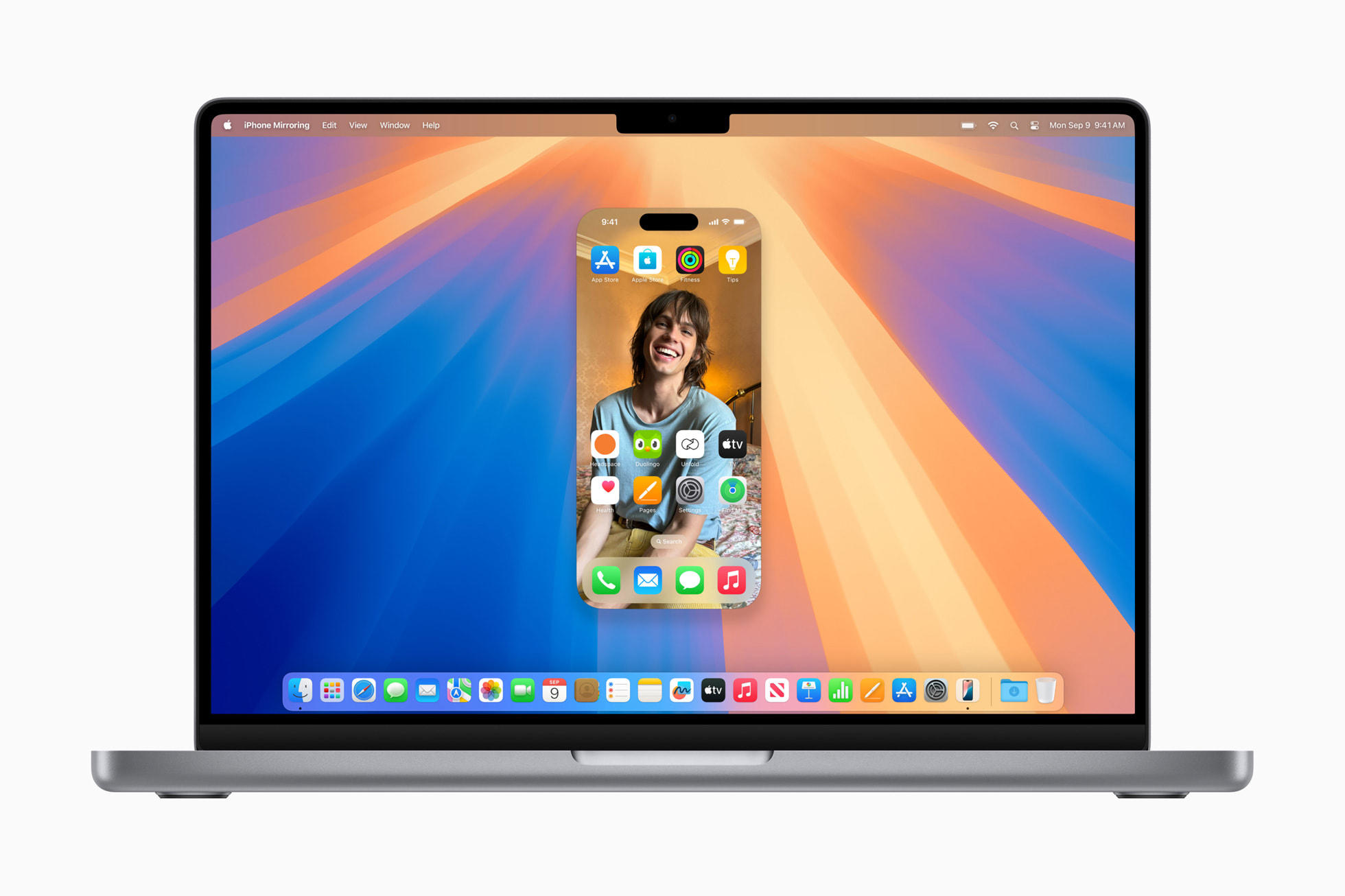 Fonctionnalité de continuité : mise en miroir de l'iPhone