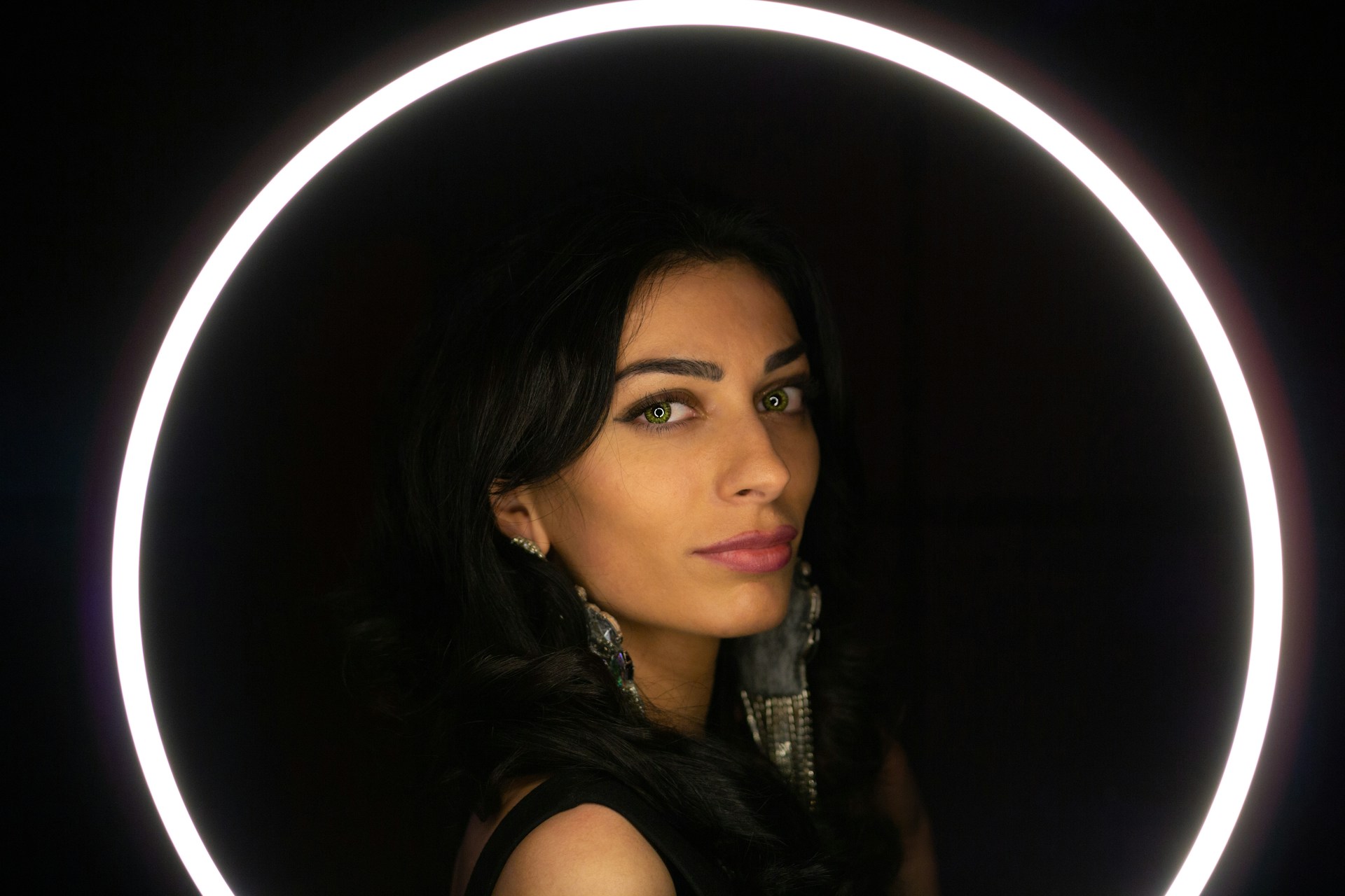 External ring light for video calls