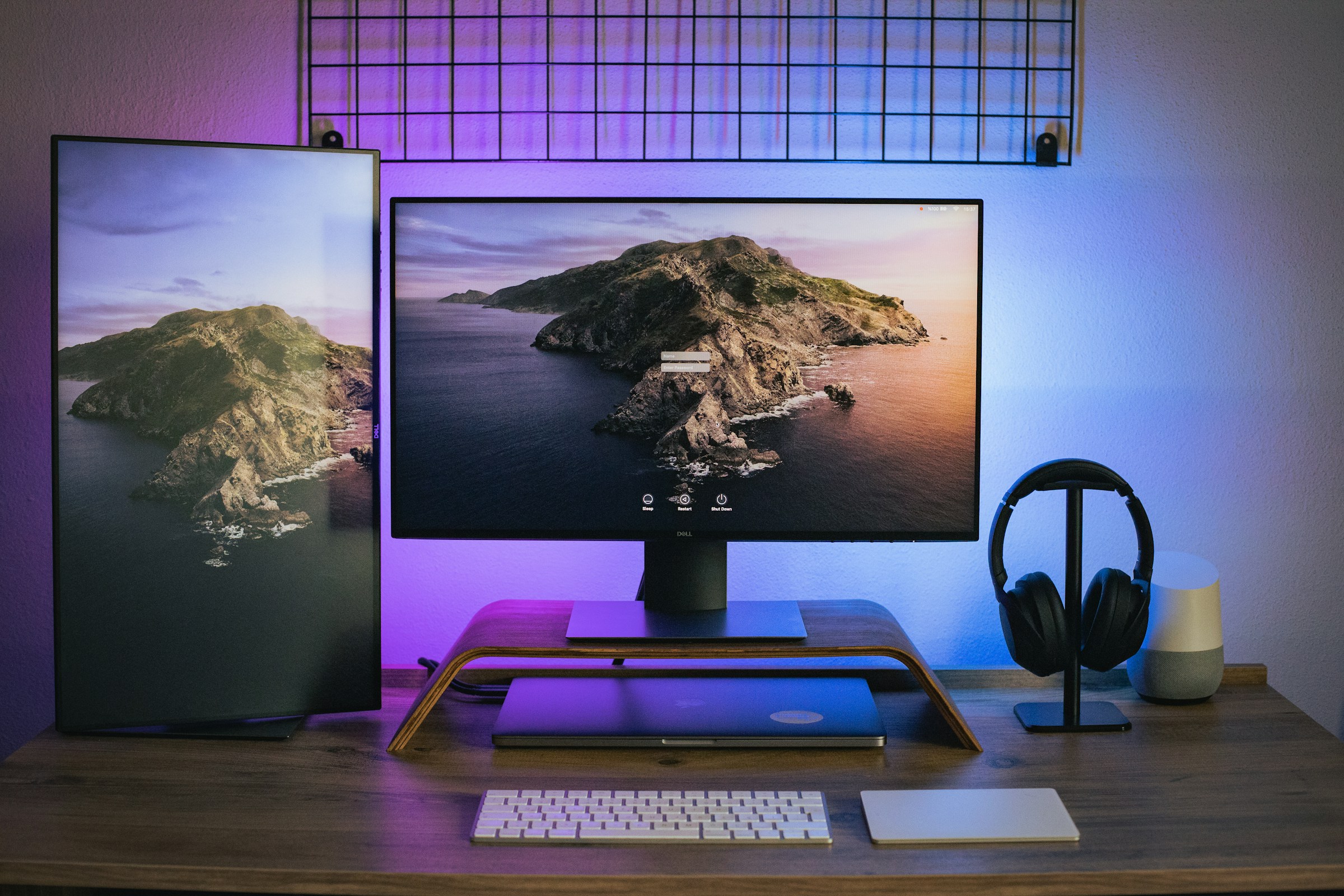 Dell ultrawide monitor setup with Mac