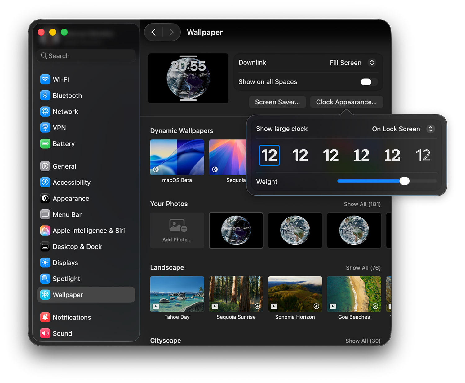 Privacy and Security Settings
