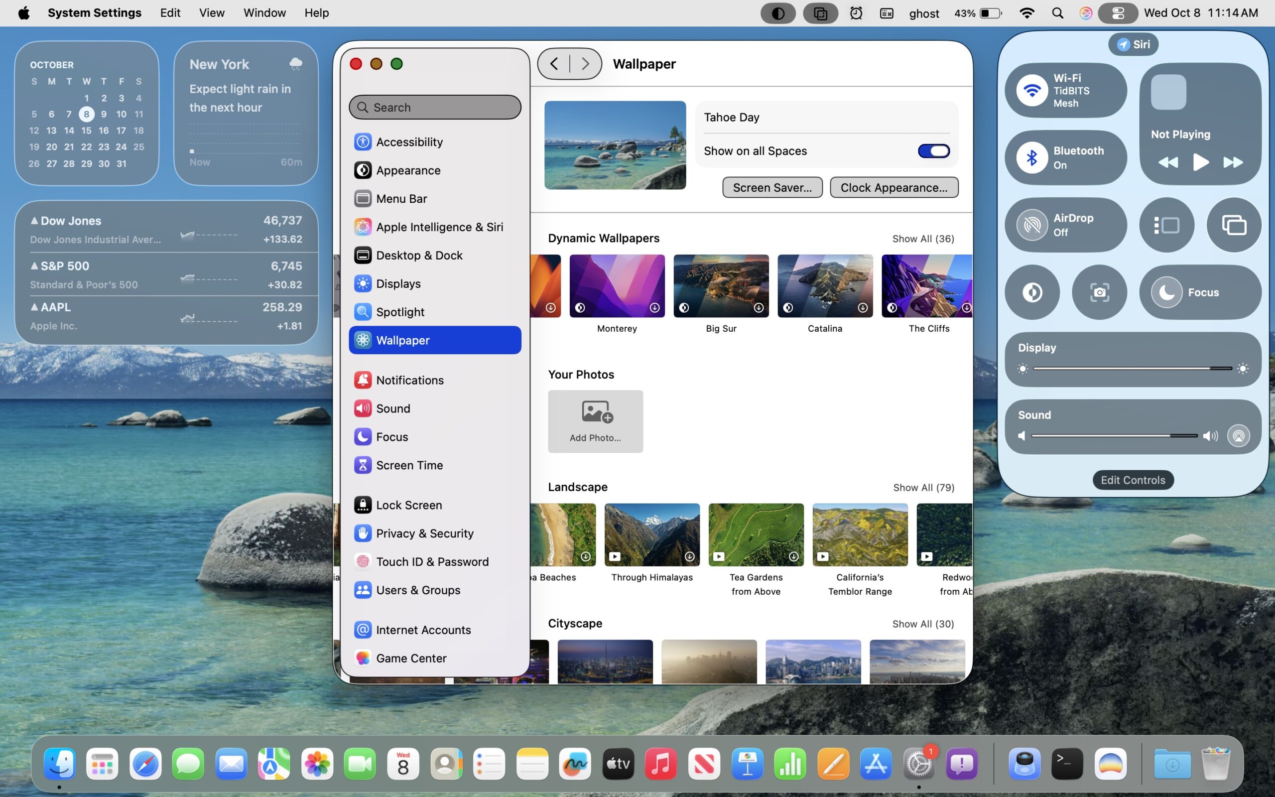 Comparaison du paramètre d'accessibilité Augmenter le contraste de macOS