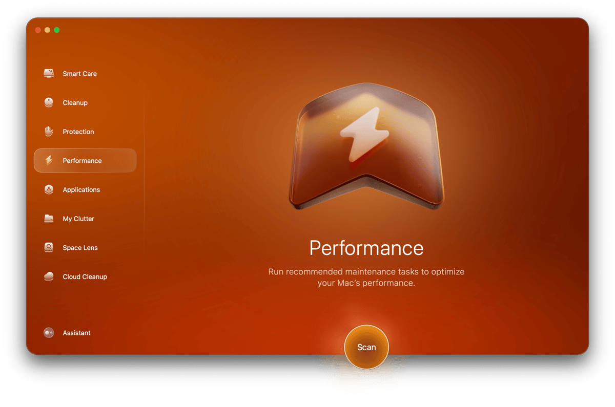 CleanMyMac X Login Items Management Interface