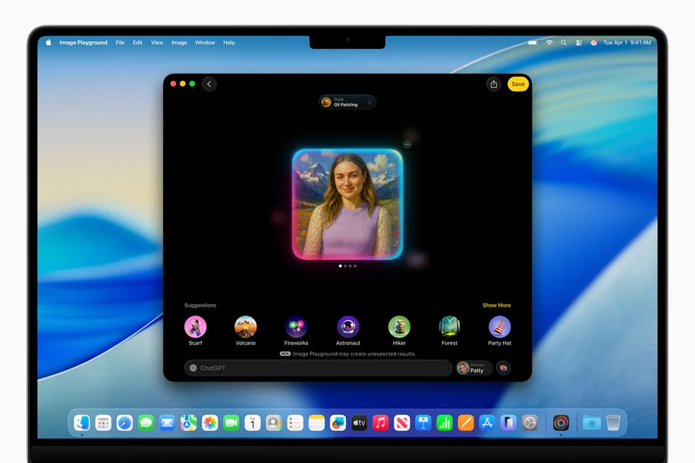 Intégration Apple Intelligence