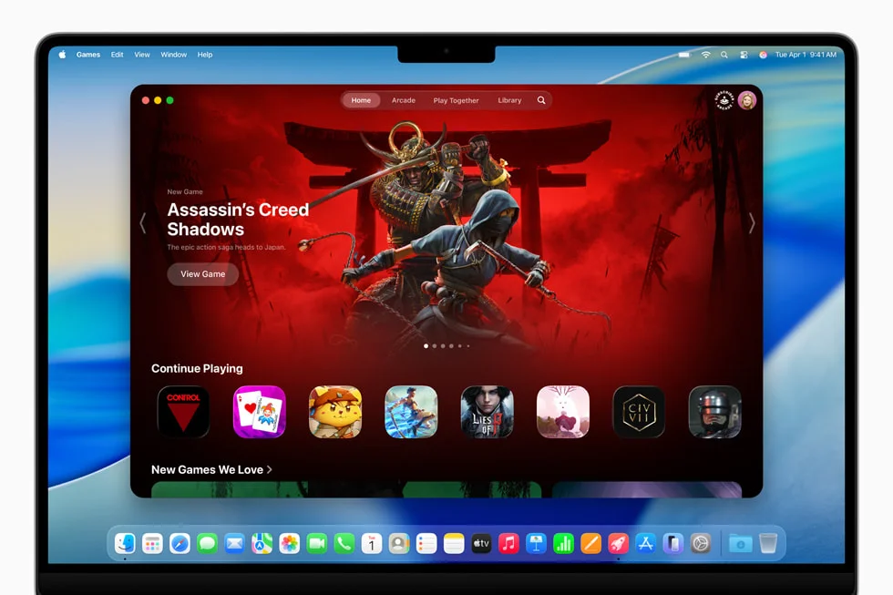 macOS Tahoe Gaming