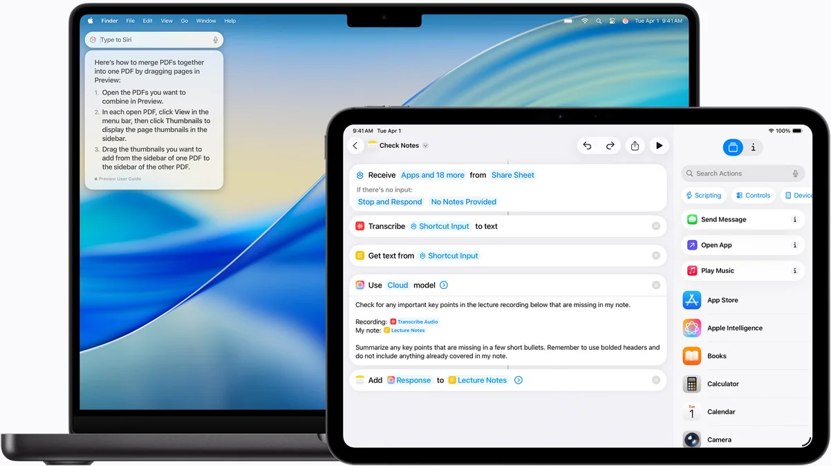 Apple Intelligenceシステム統合