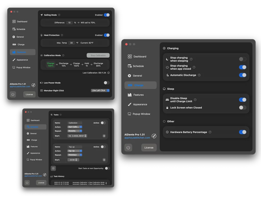 Interface do AlDente