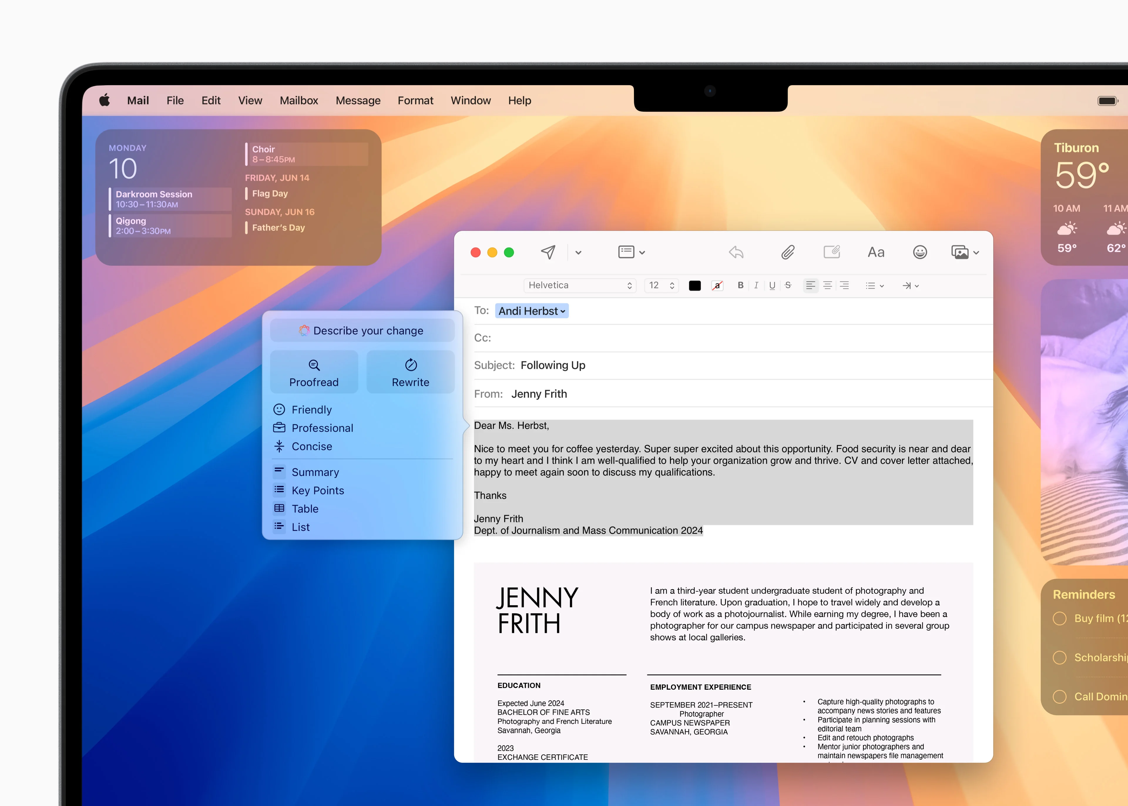 Apple Intelligence Writing Tools Multilingual Interface