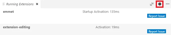 Performance des extensions VSCode