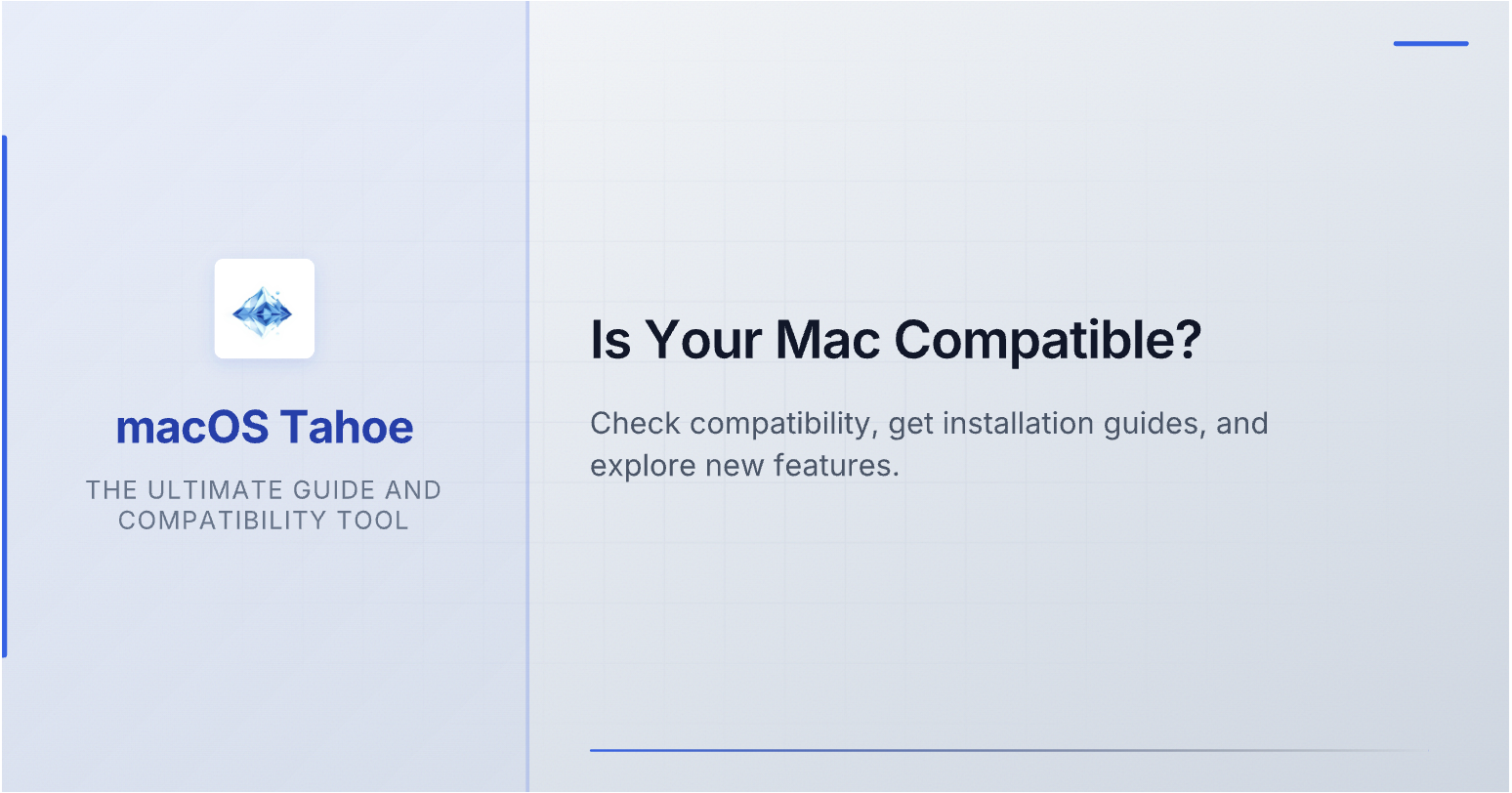 Compatibility Check macOS Tahoe Compatibility Checker